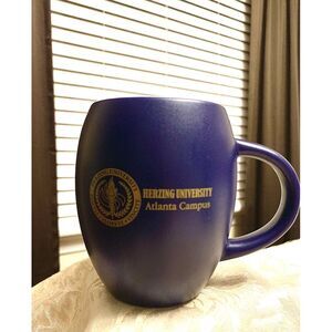 HERZING University Navy Blue Coffee Mug-Cup